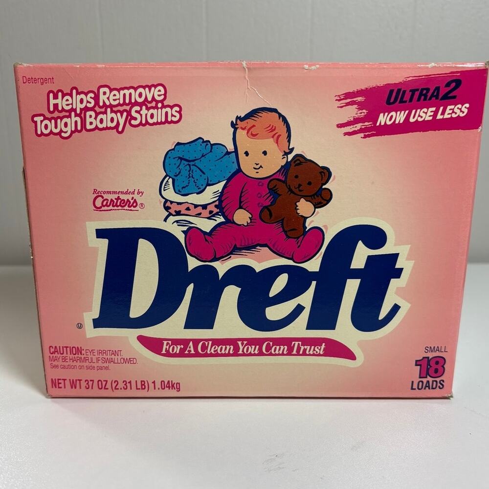 Dreft 90's Graphic Powdered Delicates and Baby Laundry Detergent with Scoop